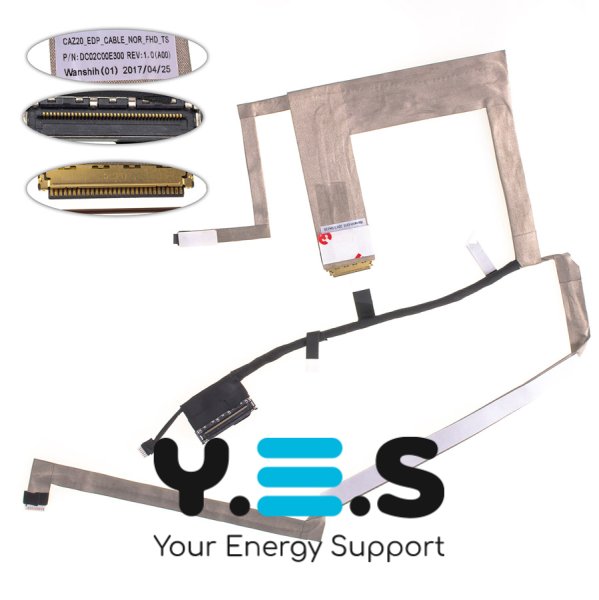 Шлейф матриці для ноутбука Dell Latitude E7480, FullHD (dc02c00e300)