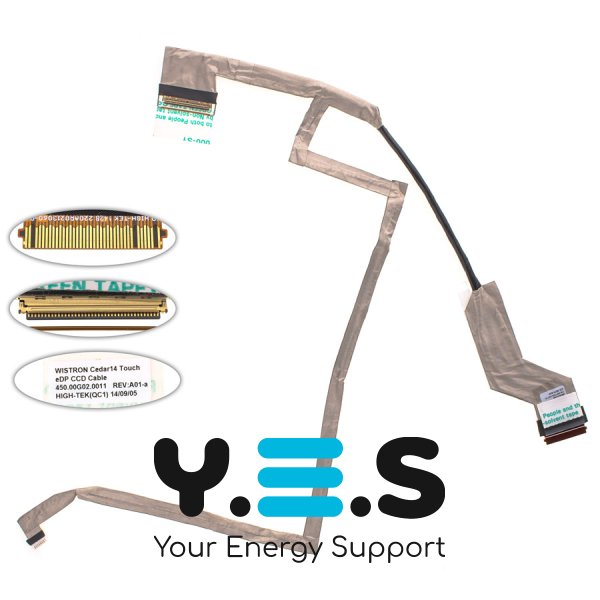 Шлейф матриці Dell Inspiron 3442/3441/3443/3445/3446/3447/3448/3449 P53G, touch, 40pin 450.00g02.0011