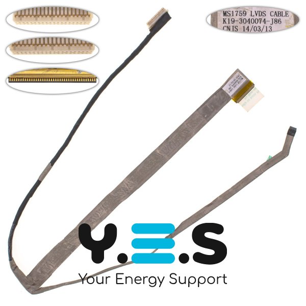 Шлейф матриці для ноутбука MSI GE70, MS1759 (K19-3040074-J86)
