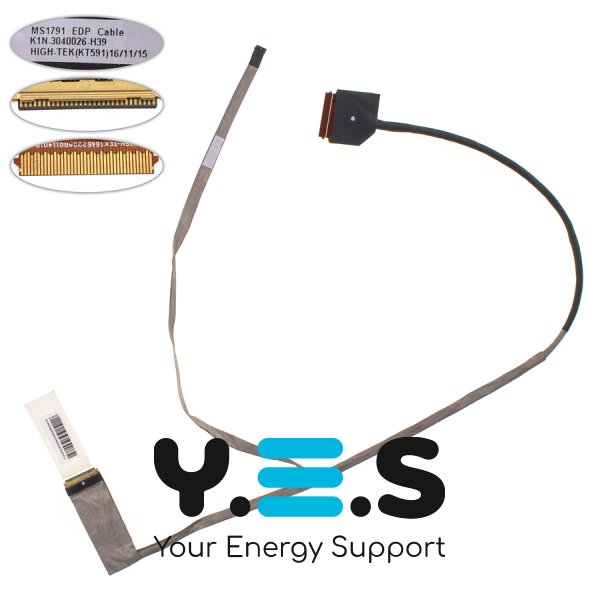 Шлейф матриці для ноутбука MSI GE72/PE70/GT72S MS1791, 30pin, K1N-3040026-H39
