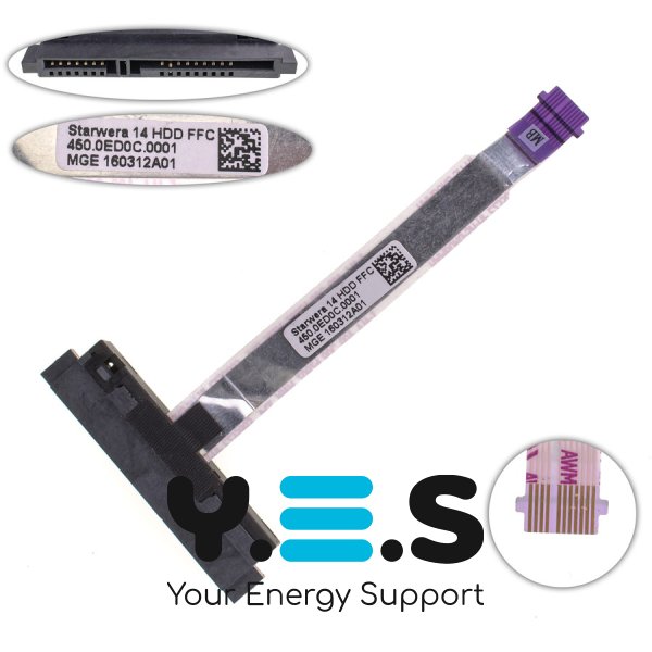 Шлейф HDD для ноутбука HP Pavilion X360, 15-CN (450.0ED0C.0001)