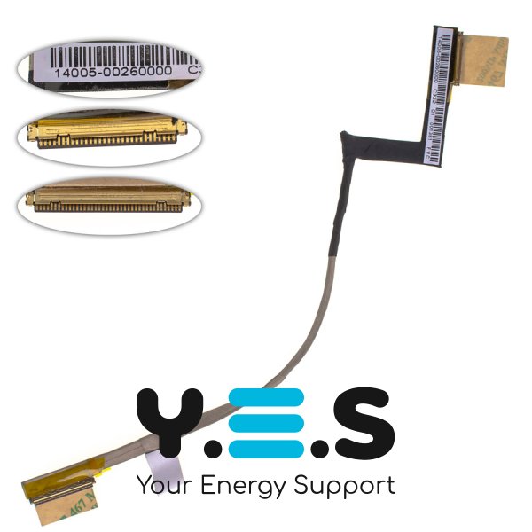 Шлейф матриці для ноутбука ASUS U44 series, LED, 14005-00260000