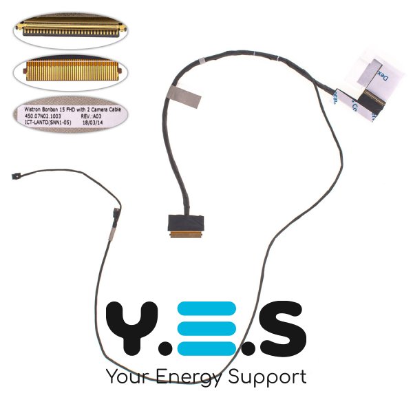 Шлейф матриці для ноутбука HP Envy X360 15-AR з тачскріном, 450.07N02.1003