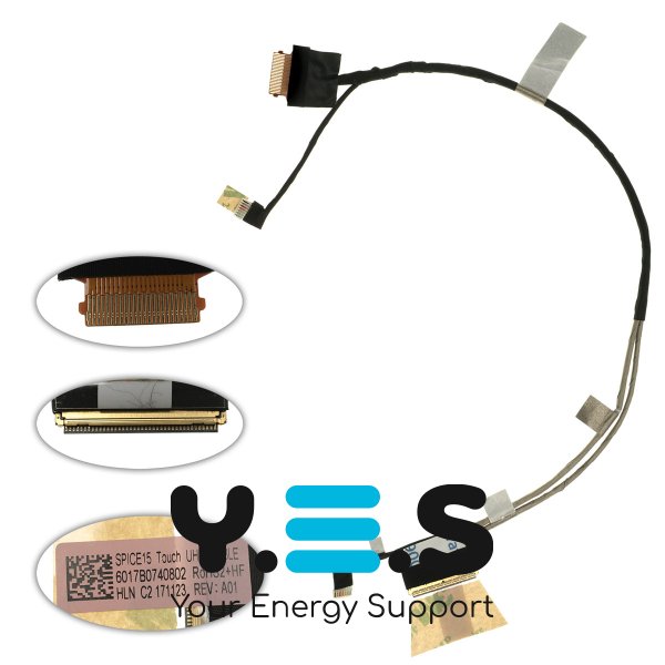 Шлейф матриці для ноутбука HP Envy 15-AS, 40pin, з тачскріном (6017b0740802)
