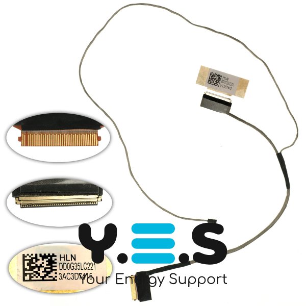 Шлейф матриці для ноутбука HP 15-AX, 15-BC, 40 pin, dd0g35lc221