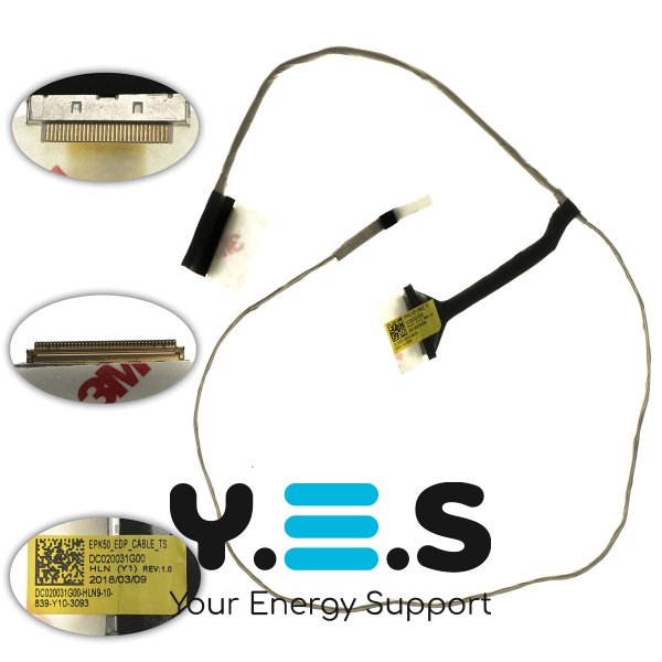 Шлейф матриці для HP 15-DA/15-DB/15Q-DS, 40pin, з touch (DC020031G00)