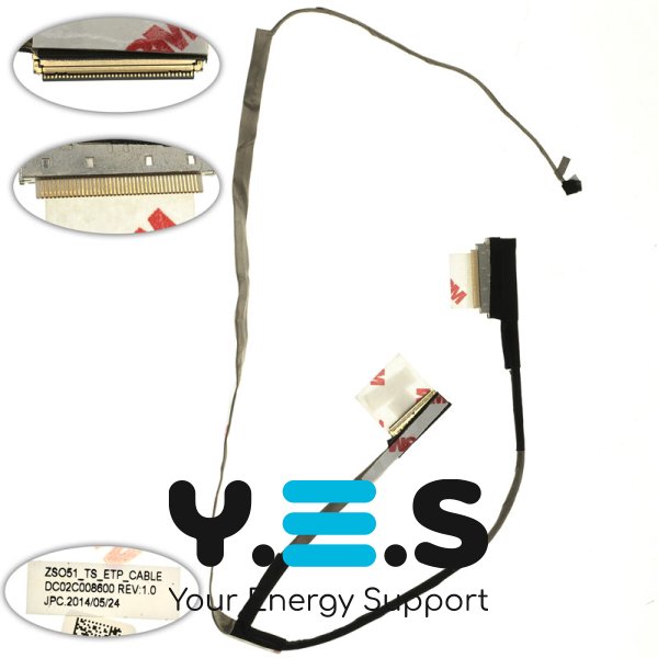 Шлейф матриці для ноутбука HP 15-G/15-R/15-H, Touch, dc02c008600