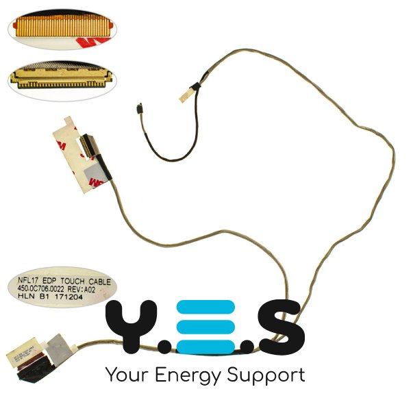 Шлейф матриці HP 17-BS, 17-AK для тачскріна, 30 pin (450.0c706.0022)