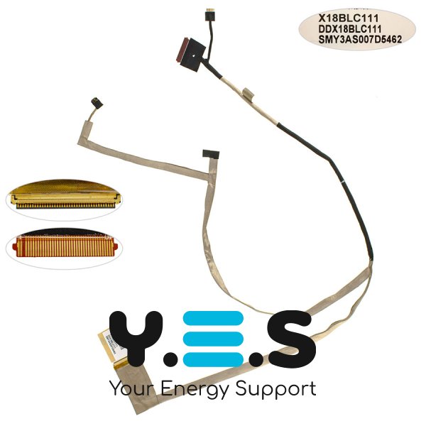 Шлейф матриці для ноутбука HP 17-G, 40pin, з тачскріном (DDX18BLC111)