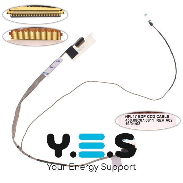 Шлейф матриці для ноутбука HP 17-X, 17-Y (450.08c07.0011)