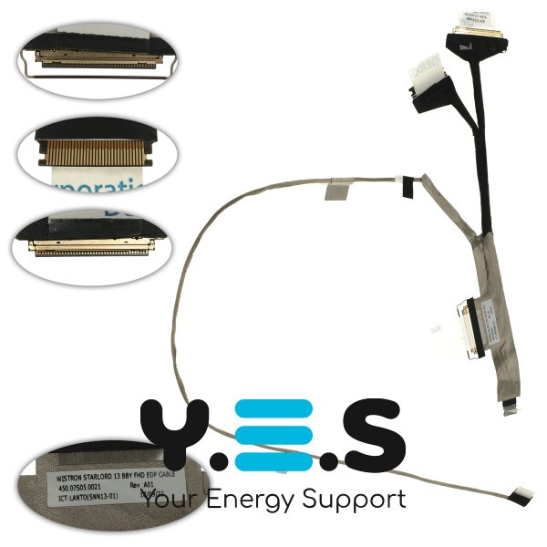 Шлейф матриці для ноутбука Dell Inspiron 7368, партномер 450.07S05.0021