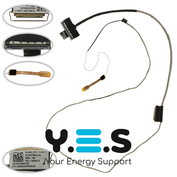 Шлейф матриці для ноутбука Lenovo ThinkPad L480, DC02C00AU20