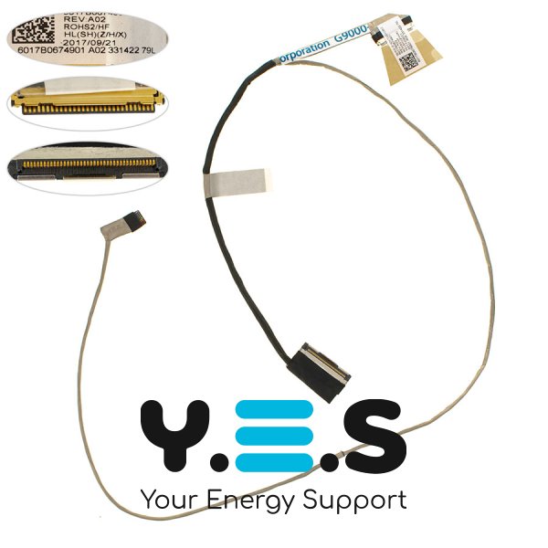 Шлейф матриці для ноутбука HP ProBook 650 G2/655 G2/650 G3/655 G3, 6017B0674901