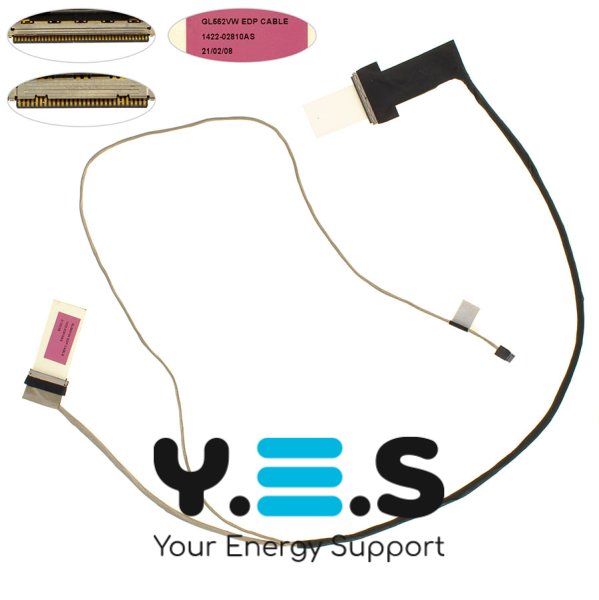 Шлейф матриці для ноутбука ASUS GL552VW/jx/j/v/vl ZX50J/JX/VW/VX 40pin/30pin (1422-02820as)