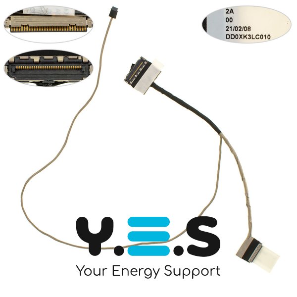 Шлейф матриці для ноутбука ASUS K401L K401UQ A401L K401 K401LB V405L dd0xk3lc010
