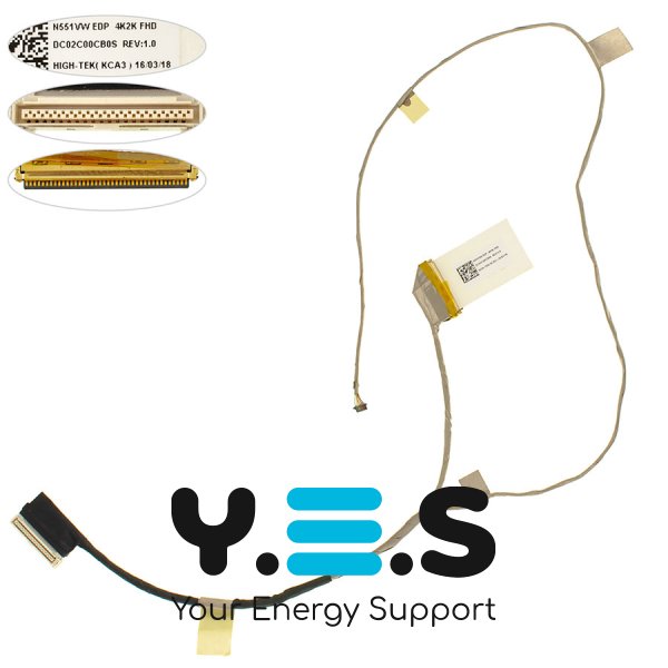 Шлейф матриці для ноутбука ASUS N551 GL551JM G551, 40pin (DC02C00CB0S)