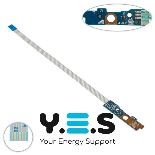 Плата кнопки живлення ноутбука Dell 5567 5768 5565 LS-D802P 3JFC3