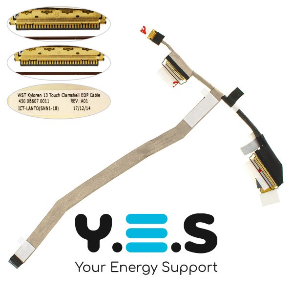 Шлейф матриці для ноутбука Dell Inspiron 13 7370, 30pin (450.0B607.0011, 0KT4Y6)