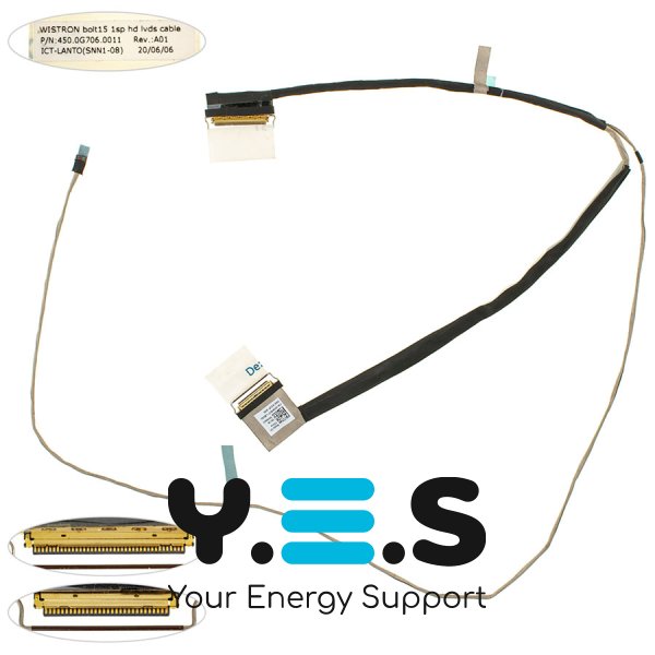 Шлейф матриці ноутбука Dell Inspiron 15 5584 30-pin HD, 450.0G706.0011 (0HWNJT)