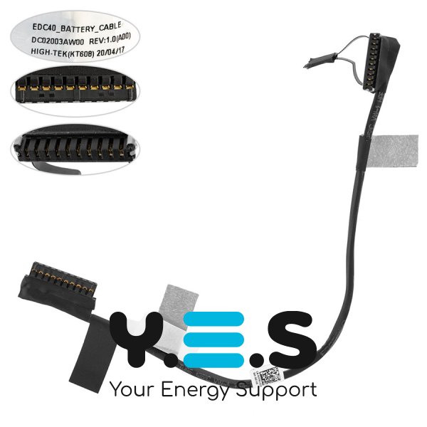 Шлейф підключення акумулятора для Dell Latitude 7400 E7400, 0VVFNX (DC2003AW00)