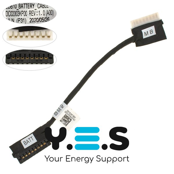 Шлейф підключення акумулятора для Dell Latitude 3100 EDB10, DC02003KP00