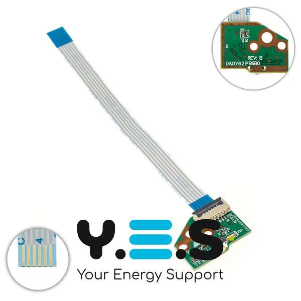 Плата кнопки живлення ноутбука HP 13-A/13-AC/13-AU/15-U/14-A/X360 768009-001 DA0Y62PB6B0