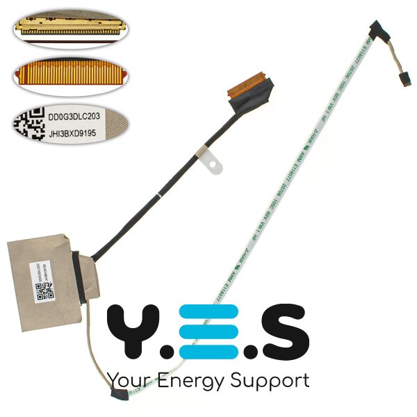 Шлейф матриці для ноутбука HP 15-DC, кабель дисплея DD0G3DLC203