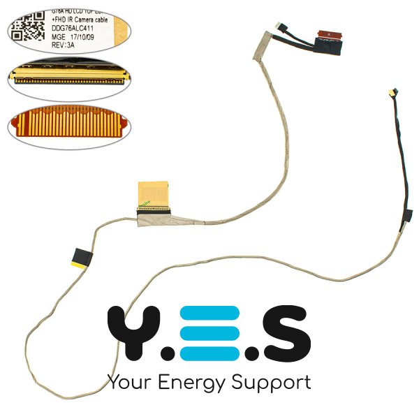 Шлейф матриці для ноутбука HP Pavilion 15-CC, 15-CK, 40pin LED (DDG76ALC411)