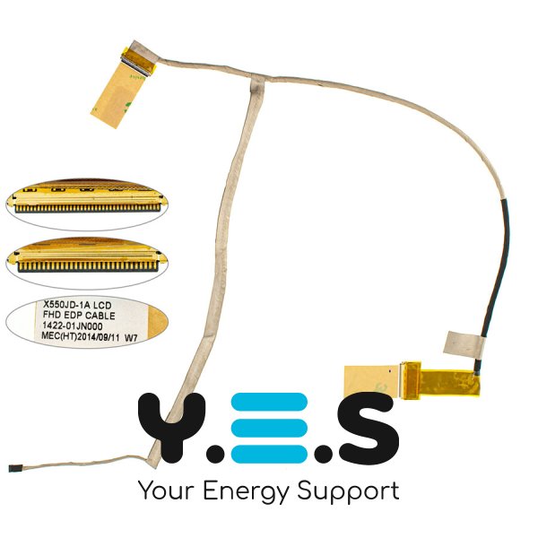 Шлейф матриці для ноутбука Asus X550, 30pin/40pin LED (1422-01JN000)