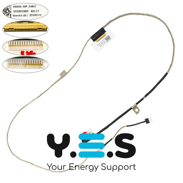 Шлейф LED-матриці для ноутбука Toshiba C40 (DC020025N00)