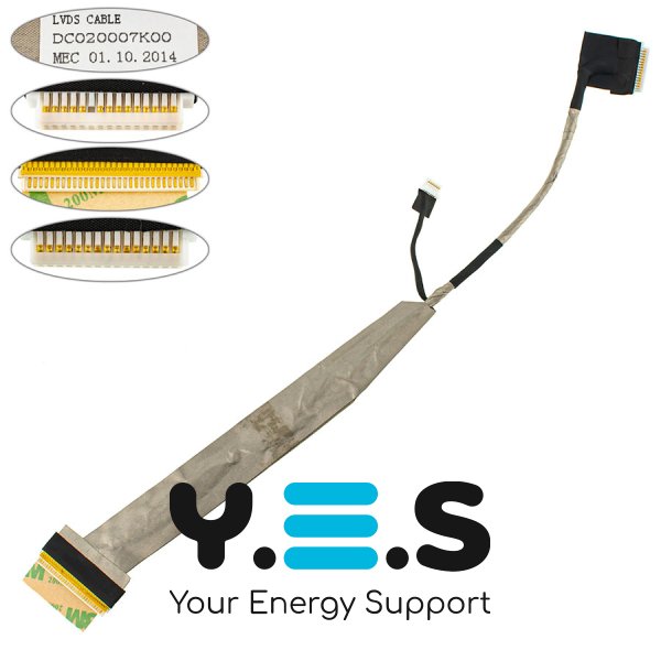 Шлейф матриці ноутбука Toshiba M100, M105 для LED (DC020007K00)