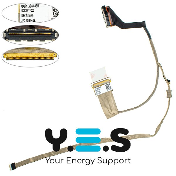 Шлейф матриці LED для ноутбука Dell Latitude E6430s QAL71, DC02001TQ00