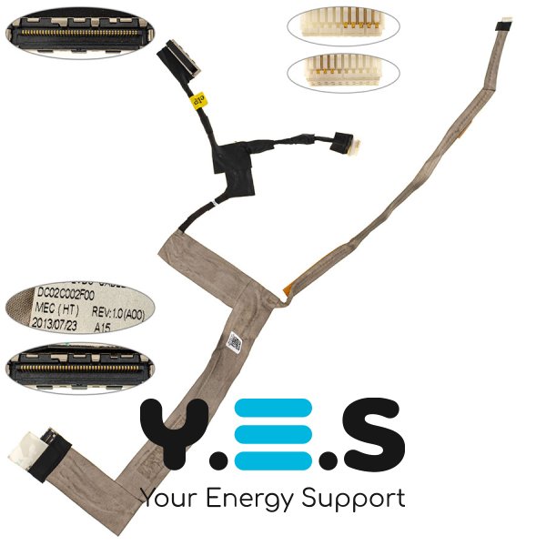 Шлейф матриці Dell Precision M6600/M6700 QAR10 LED, DC02C002F00