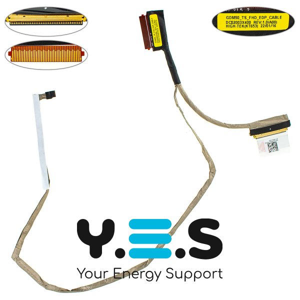 Шлейф матриці Dell Inspiron 15-3511, 3515, 40pin LED, DC02003X400