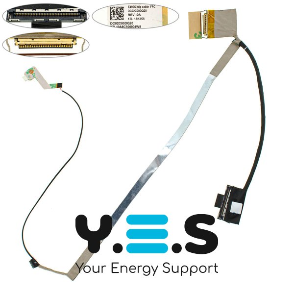 Шлейф матриці для ноутбука Lenovo ThinkPad E490S, 30pin LED (DC02C00DQ20)