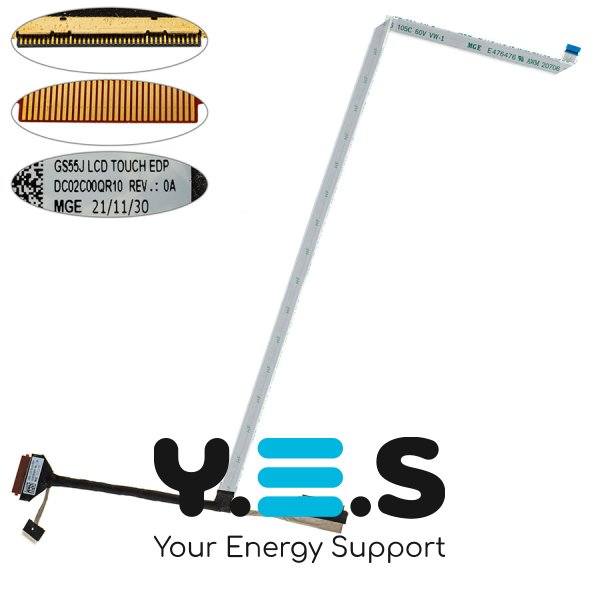 Шлейф матриці Lenovo 15ALC 2020 GS55J, 40pin LED, DC02C00QR10