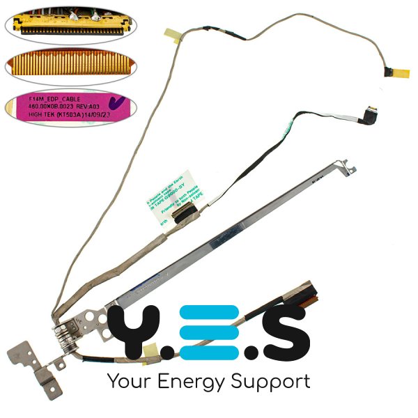 Шлейф матриці для ноутбука Lenovo IdeaPad Flex 2-14 + ліва петля LED (460.00X0B.0023)