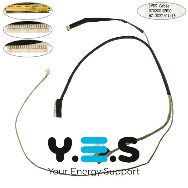 Шлейф матриці для ноутбука Lenovo IdeaPad Y410P/Y430P/Y400, Nvidia GT750/GT755, LED (DC02001KW00)