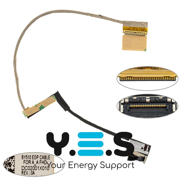 Шлейф матриці для ноутбука Lenovo IdeaPad Y700-15, 30pin/20pin LED, DC02001X010