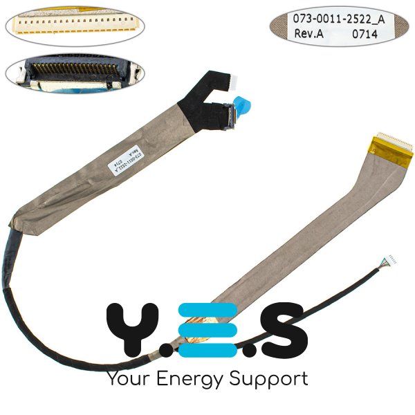 Шлейф матриці Sony Vaio VGN-C1S/C1Z/C2S/C260E 20pin LED (073-0011-2522_A)