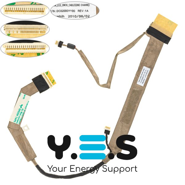 Б/У шлейф матриці LED для ноутбука Toshiba Satellite L450 (DC02000YY00)