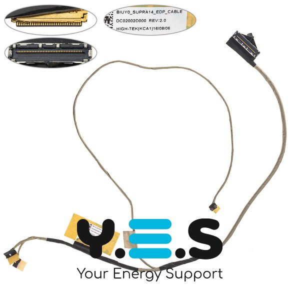 Б/в шлейф матриці для ноутбука LENOVO 710S Plus-13ISK, eDP, FullHD (DC02002D000)