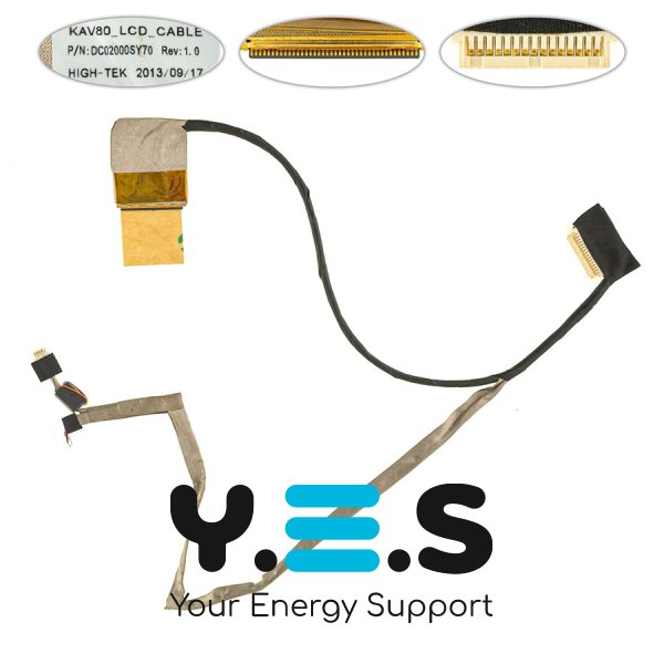Б/У шлейф матриці ACER GW: LT20,KAV70,KAV80,PB: DOT S, CCFL, роз’єм камери DC02000SY50