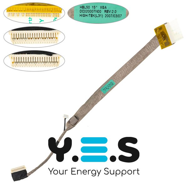 Б/У шлейф матриці для ноутбука Acer AS 5610, TM 2490 (DC020007N00)