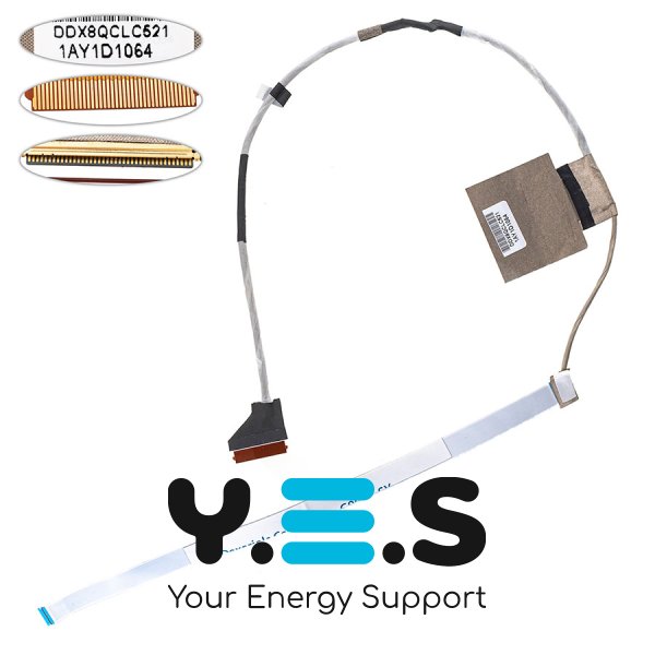 Шлейф матриці для ноутбука HP 450 G8, 455 G8 40 pin 16 (DDX8QCLC521)