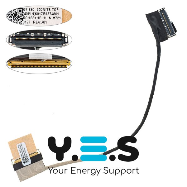 Шлейф матриці ноутбука HP 837 G7/835 G7/830 G7 M44215-001 40pin 0.5 250NITS 6017b1374801