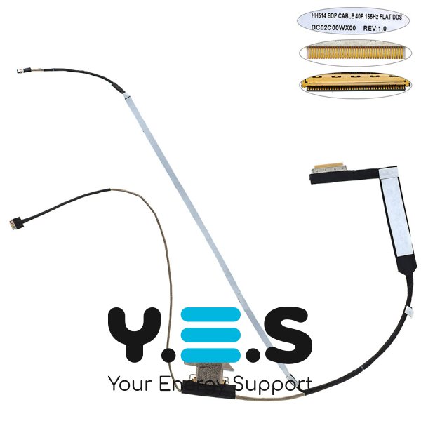 Шлейф матриці Acer AN515-58/N22C1/HH514, 40pin 0.5, 165Hz (DC02C00WX00)