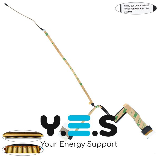 Шлейф матриці для ноутбука Acer PT515-51, PT515-52, 40 pin 0.5 (50.0GY06.0001)