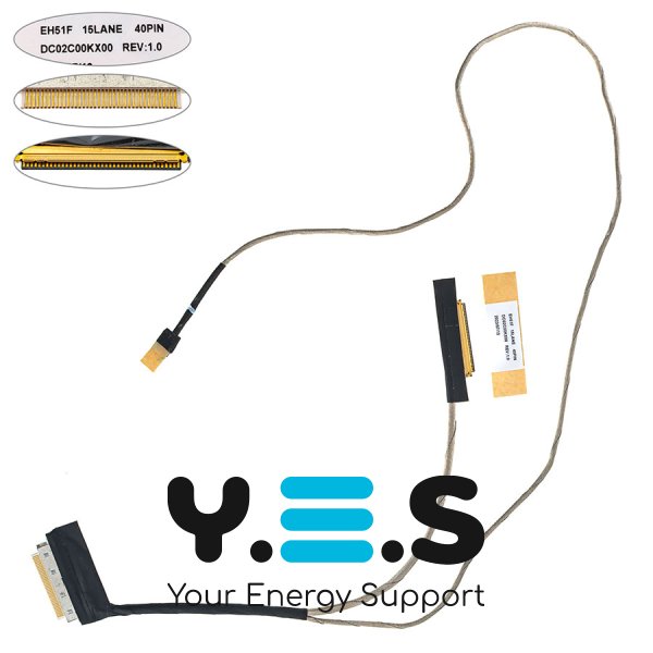 Шлейф матриці для ноутбука Acer AN715-51, A815-74G 40pin 0.5мм (DC02C00KX00)