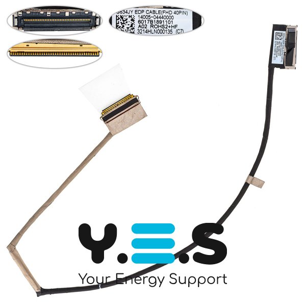 Шлейф матриці для ноутбука Asus G634JY, 40 pin 0.5 мм (14005-04440000)